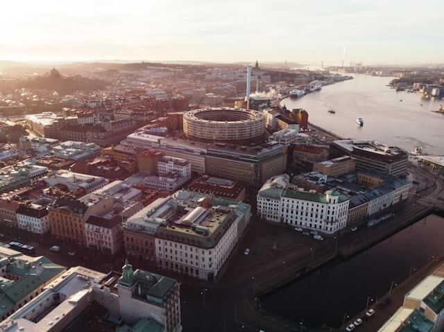 Utsiktsbild över Göteborg.