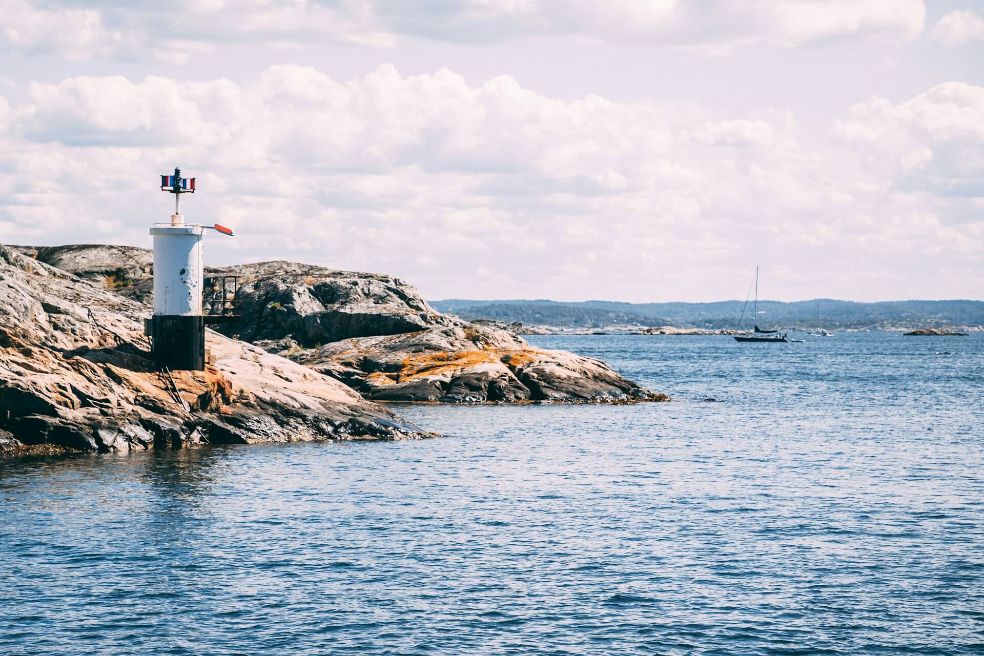 En fyr på Göteborgs skärgård