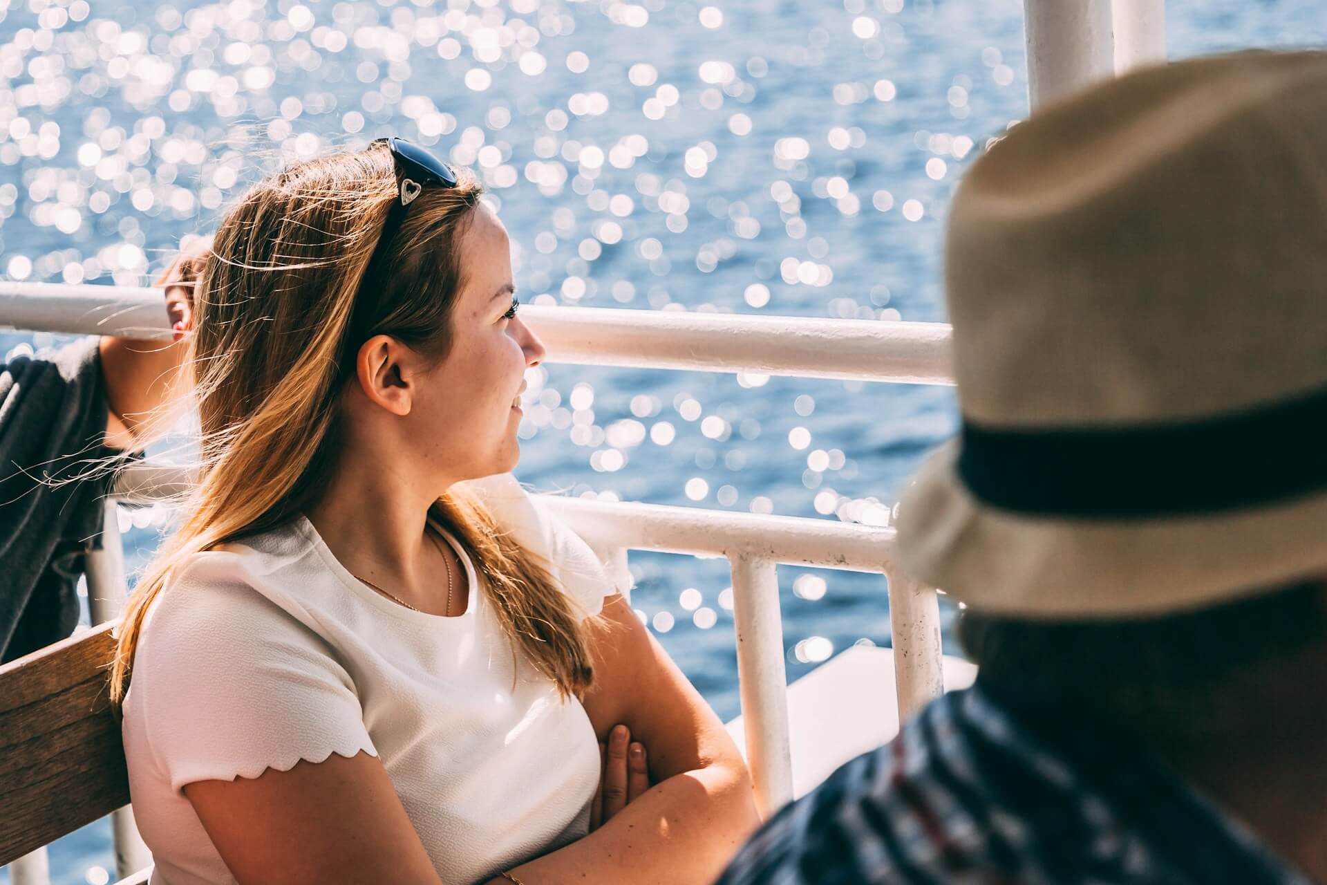 Turist i Göteborg En kvinnlig turist i Göteborg.